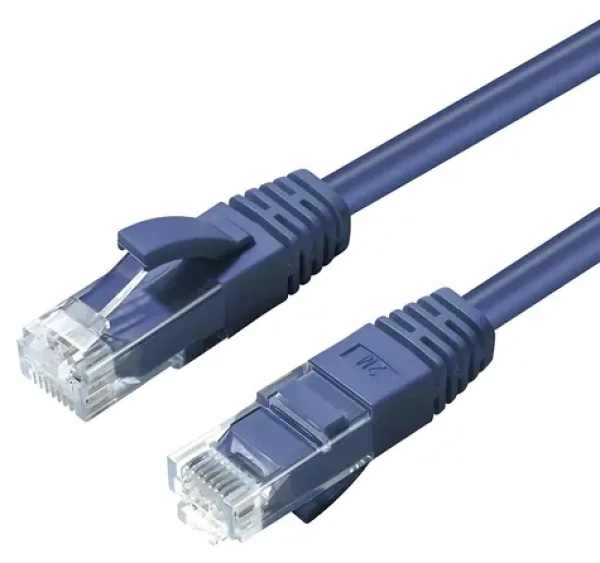 MicroConnect CAT5e U/UTP 0,3 m modrá / Síťový kabel / RJ-45 / PVC (UTP5003B)