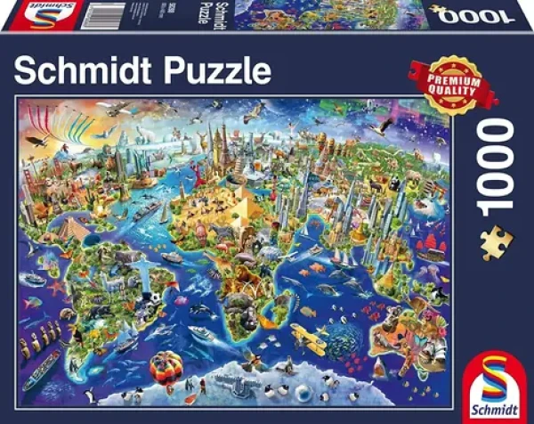 SCHMIDT Puzzle Objevuj svět