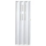 Shrnovací dveře Pioneer glass dub bílý 840mm