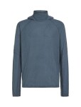 ICEBREAKER Mens Merino 400 RealFleece Grid Pulover Hood, Abyss (vzorek) velikost: M