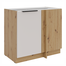 Spodní rohová skříňka Solea 105 ND 1F BB Barva korpusu: Dub artisan, Barva dvířek: Kašmír