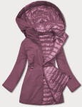 Oboustranná fialová dámská bunda fialová (36)