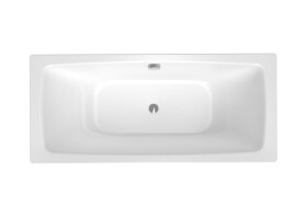 Obdélníková vana SAT Feel 170x75 cm smaltovaná ocel levá i pravá SATVFEEL170DUO SATVFEEL170DUO