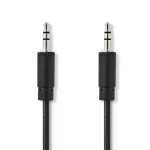 Nedis Stereo Audio kabel jack 3.5 mm (M) - jack 3.5 mm (M) 1.00 m černá (CAGB22000BK10)