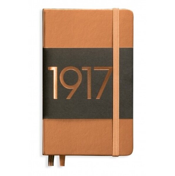 Zápisník Metallic edition Pocket A6 - čistý/prázdný, měděný - LEUCHTTURM1917
