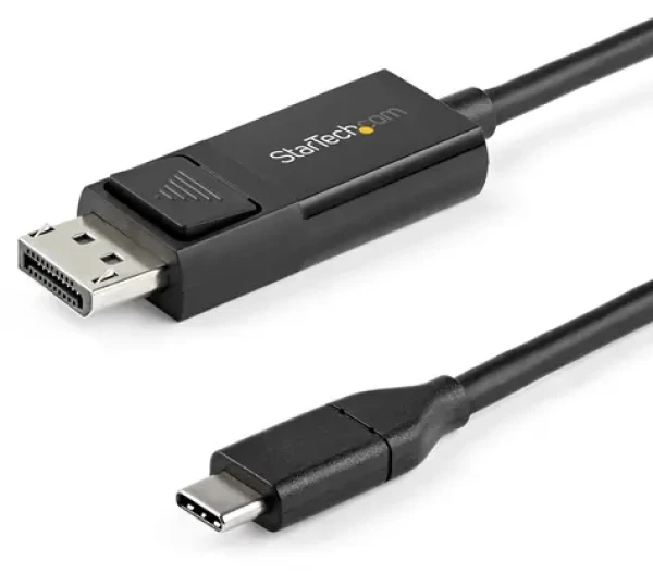 StarTech USB-C na DisplayPort 1.2 černá / Kabel / 1 m / 4K 60Hz / obousměrný (CDP2DP1MBD)