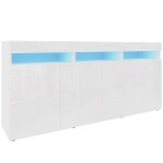 Komoda Izumi 175 WH bílá mat/lesk