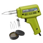 EXTOL CRAFT 9921 Pájka pistolová, 100W, transformátor, sada v kufru
