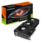 GIGABYTE GeForce RTX 4070 WINDFORCE OC 12G / 2490 MHz / 12GB GDDR6X / 192bit / 1x HDMI+3x DP / 200W (8) (GV-N4070WF3OC-12GD)