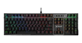A4tech BLOODY B750N černá / Herní klávesnice / RGB / CZ layout / Green Switch / USB-A / 1.8 m (B750N-BK-GS)