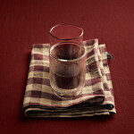 Ferm Living Sklenice Ripple Thermal 220 ml – set 2 ks, čirá barva, sklo