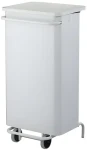 Rossignol Collecroule 57250 bílý / Odpadkový koš / 110 L / pedálový / ocel / HACCP