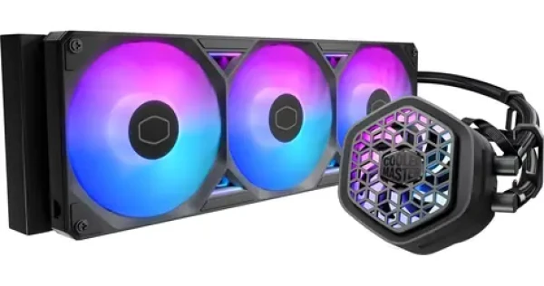 Cooler Master MasterLiquid 360 Atmos II VRM Fan ARGB černá / 3x 120mm / LDB / 38.5 dB / 190 CFM / AMD + Intel (MLX-D36M-A25SZ-V1)