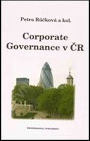 Corporate Governance v ČR - Petra Růžičková