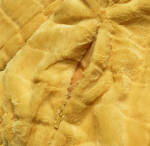 Žlutá krátká oboustranná dámská bunda pro přechodné období model 16201708 Žlutá MONTE CERVINO