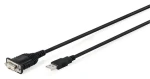 Digitus USB 2.0 - RS232 adaptér černá / Adaptér / USB Typ-A / RS-232 / 1,8 m (DA-70172)