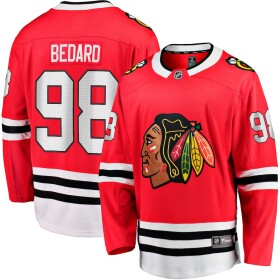 Fanatics Dětský dres Connor Bedard #98 Chicago Blackhawks NHL Breakaway Home Centennial Velikost: S/M