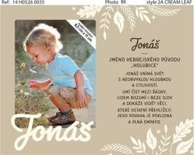 Fotorámeček se jménem - Jonáš - Albi