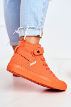 Women's High Sneakers Big Star Orange Velikost: