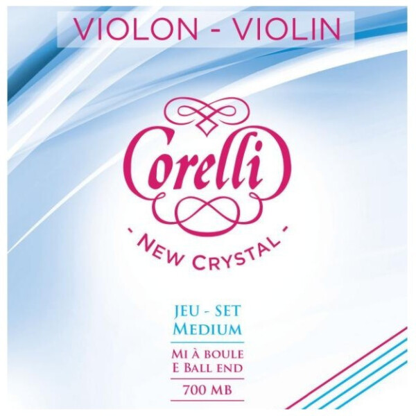 Savarez 700MB Corelli New Crystal Violin Set - Medium