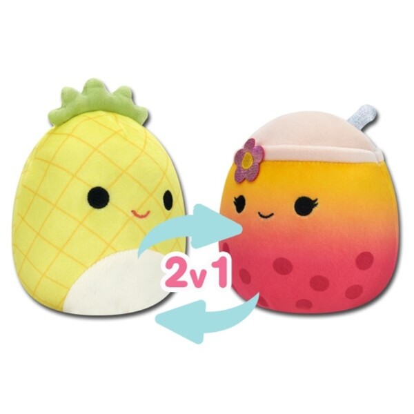 Squishmallows 2v1 ananas Maui bubble tea Bergit