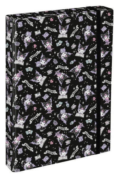 Desky na školní sešity A4 Jumbo Kuromi Black
