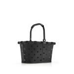 Košík Reisenthel Carrybag XS Frame Glossy dots black