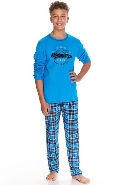 Chlapecké pyžamo Mario modré car shop modrá