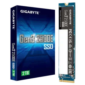 GIGABYTE Gen3 2500E 2TB / M.2 2280 Gen 3/ R: 2400 MBps / W: 2000 MBps / MTBF: 1.5mh / 5y (G325E2TB)