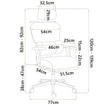 Global Income s.c. Kancelářská židle Talin Micro Mesh