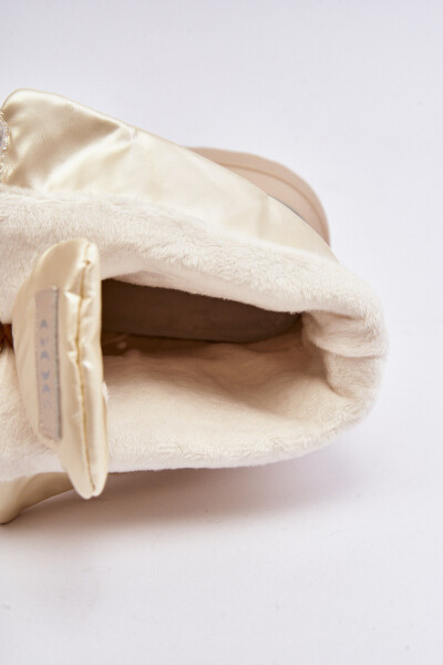 Dámské sněhové boty s tlustou podrážkou GOE MM2N4079 Bežové 39