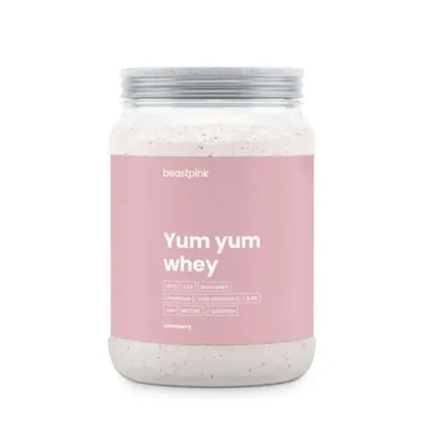 Yum Yum Whey - BeastPink (jahoda, 500 g) (28936-6-500g-strawberry)