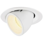 Paulmann 92907 Whirl LED vestavné svítidlo, LED, pevně vestavěné LED, 4.9 W, hliník (kartáčovaný), saténová, sada 3 ks