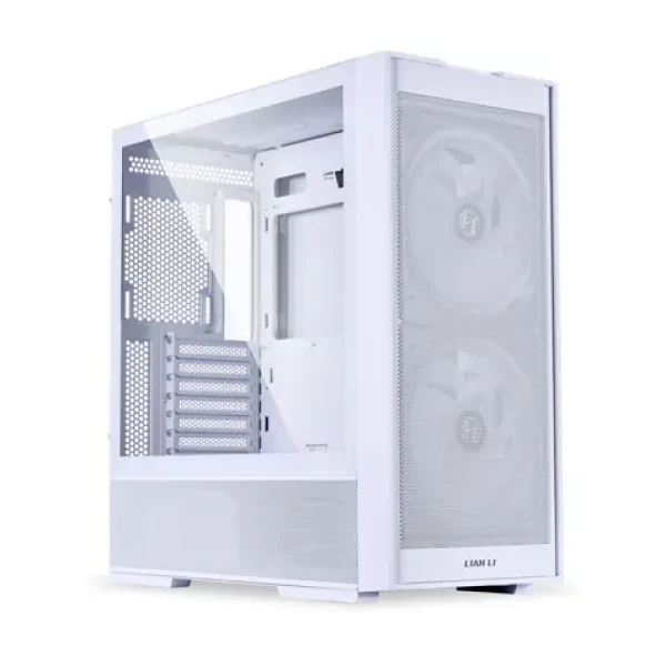 Lian Li LANCOOL 206 bílá / PC skříň / ATX / Bez zdroje / 2x USB 3.0 / průhledná bočnice (LANCOOL 206RW)