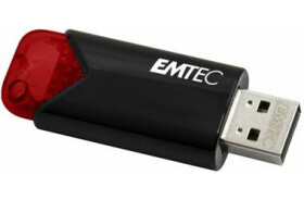 EMTEC B110 Click Easy 256GB červená / Flash Disk / USB 3.0 / R: 20MBs / W: 10MBs (ECMMD256GB113)