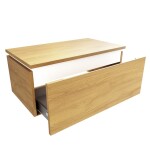 Koupelnová skříňka s krycí deskou SAT Feel 80x30x46 cm medový dub mat SATFEEL80DMDBEZ SATFEEL80DMDBEZ