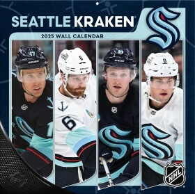 JF Turner Kalendář Seattle Kraken NHL 2025 Wall Calendar