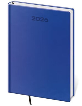 Diář 2026 týdenní A5 Soft - modrá