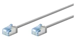 Goobay CAT6A U/UTP Slim šedý / Patch kabel / 0,15 m (74304)