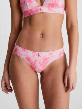 Dámské plavkové kalhotky KW0KW02124 0JV růžová Calvin Klein