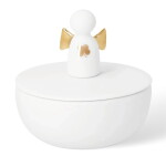 Räder Porcelánová úložná dózička Angel, bílá barva, porcelán