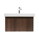 Koupelnová skříňka s baterií a umyvadlem SAT Evolution 1 58x30x44,8 cm ořech mat SATEVO60NAU1B SATEVO60NAU1B