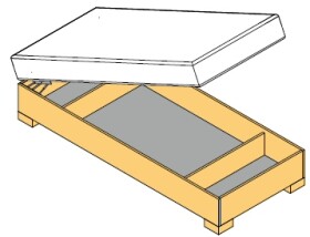 NoName postelový zvedák KP02 (11445)