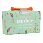 Somerset Toiletry Tuhé mýdlo pro muže Tea Time + golfový kolíček 200 g, zelená barva