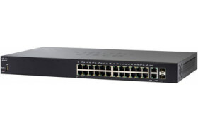 Cisco SF250-24P / switch / 24x RJ-45 10/100 / 2x Combo Gbps / 2x SFP / QoS / VLAN (SF250-24P-K9-EU)