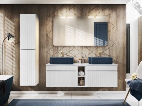 COMAD - Umyvadlo na desku KAMA 60, tmavě modrá 5907611655283