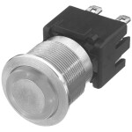 C & K Switches U811J85W3GE223 tlačítko 120 V, 28 V/DC 1 A 1x zap/(zap) červená (š x v) 15.24 mm x 12.70 mm 1 ks Bulk