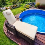 DBA Polstr / podsedák s polštářem na zahradní lehátko