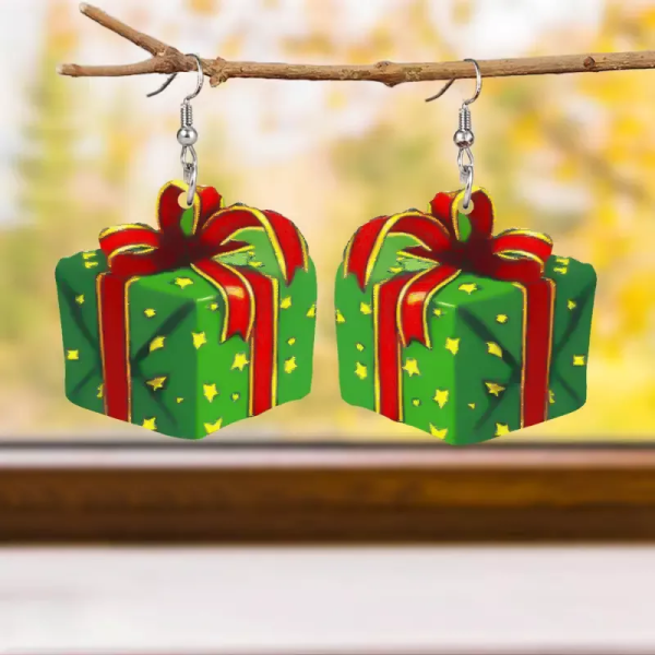 Dovoz Náušnice vánoční dárek
