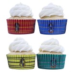 PME Harry Potter košíčky na muffiny s alobalovým vnitřkem Bradavické koleje (60 ks)